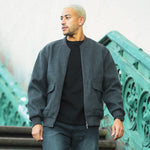 Sibbick Bomber Jacket - Charcoal