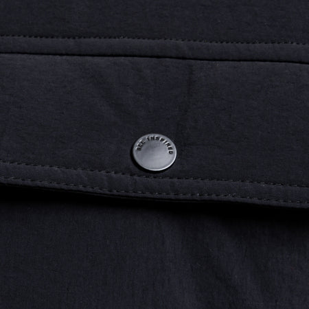 Siegrist Jacket in black with grosgrain tape accents