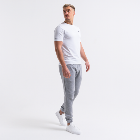 Bee Inspired Signature T-Shirt in White, slim fit tee in cotton jersey with a contrast B monogram, styled shot
