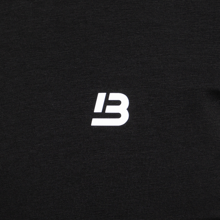 Bee Inspired Signature T-Shirt in Black, slim fit tee in cotton jersey with a contrast B monogram, back view