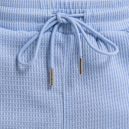 Bee Inspired Sommer Short in Ice Blue, relaxed fit shorts, part of the Sommer twin set, front view