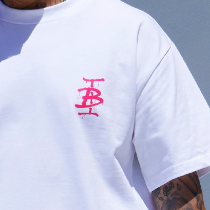 Tonali T-Shirt - White/Pink