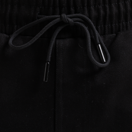 Bee Inspired Verdi Cargo Pant in Black, relaxed fit carpenter-style cargo trousers with a drawcord waistband, styled shot