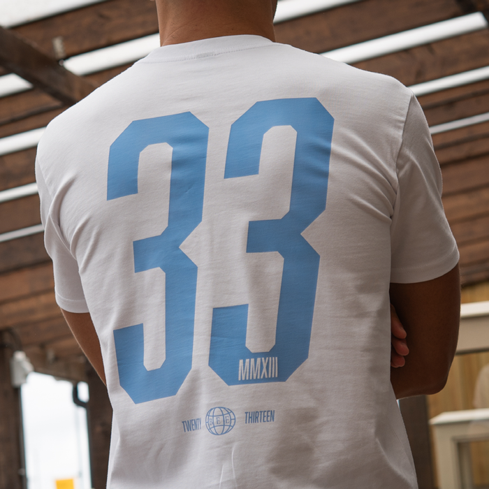 Argentina World Cup Away T-Shirt - White/Sky Blue
